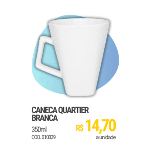 Caneca Quartier Branca-350mL [Sem personalização]